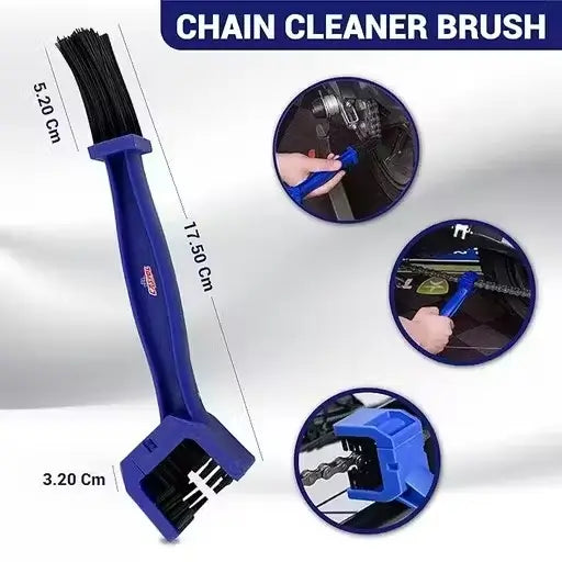 Bike Chain Lubricant and Chain Cleaner Spray with Brush